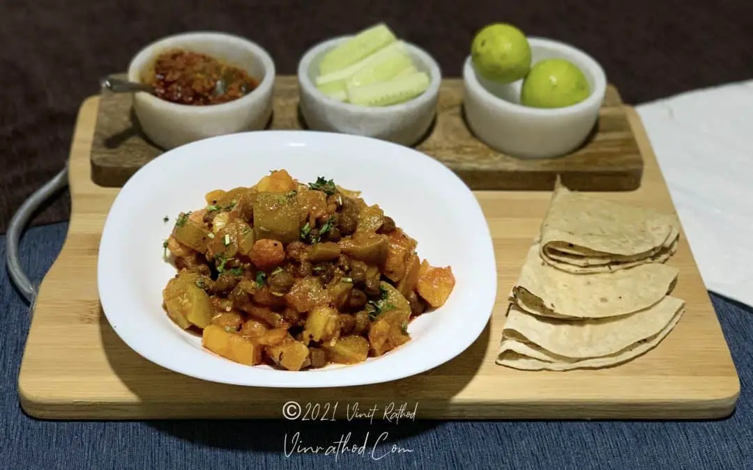 Dudhi Chana Sabzi