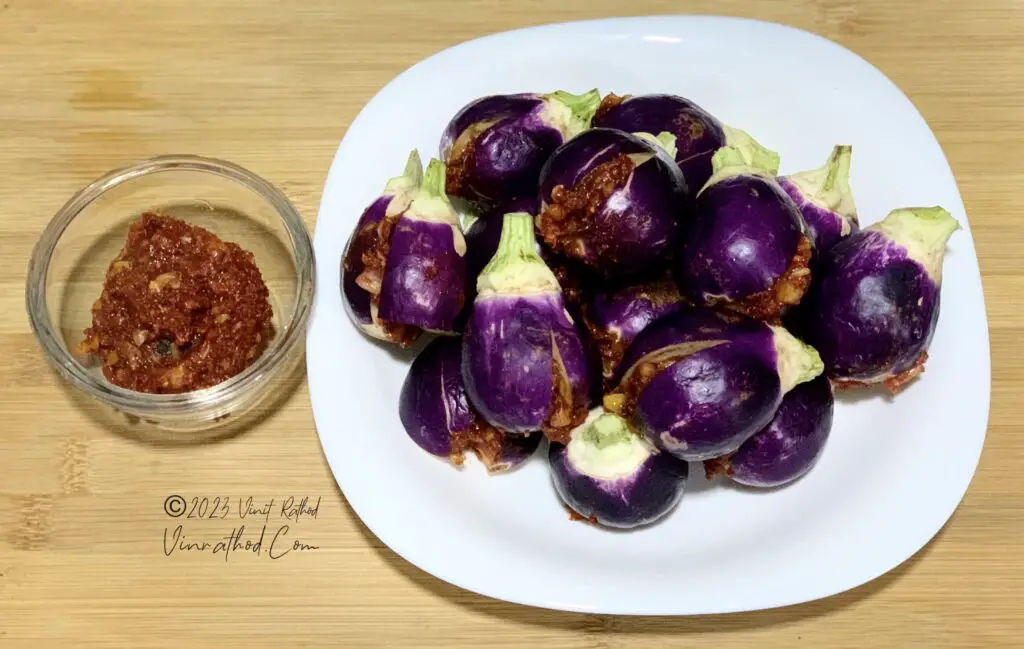 R12 - Stuffed Eggplant Curry - Pre Prep1